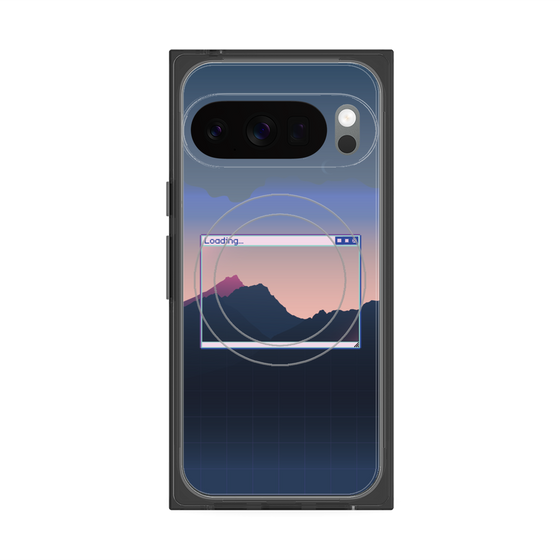 Premium Square Case with Pixelsnap［ Mountain ］