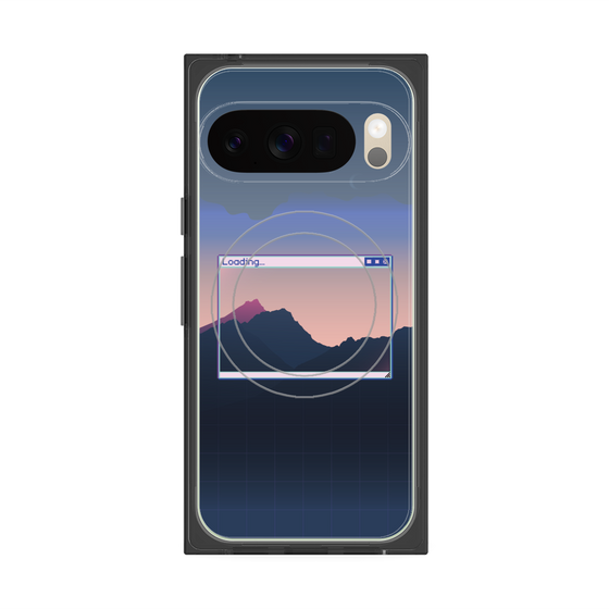 Premium Square Case with Pixelsnap［ Mountain ］