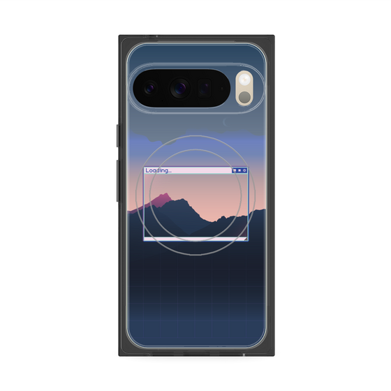 Premium Square Case with Pixelsnap［ Mountain ］