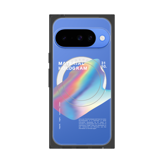 Premium Square Case with Pixelsnap［ Liquid Blue ］