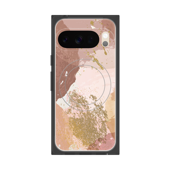 Premium Square Case with Pixelsnap［ Champagne pink ］