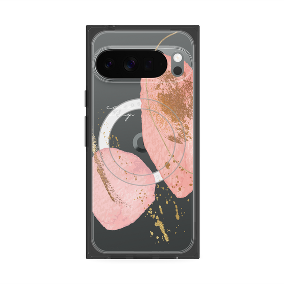 Premium Square Case with Pixelsnap［ Romantic pink ］