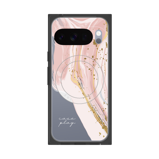 Premium Square Case with Pixelsnap［ Melting pink ］