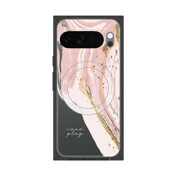 Premium Square Case with Pixelsnap［ Melting pink ］