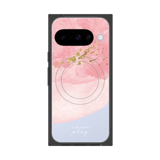 Premium Square Case with Pixelsnap［ pink layered ］