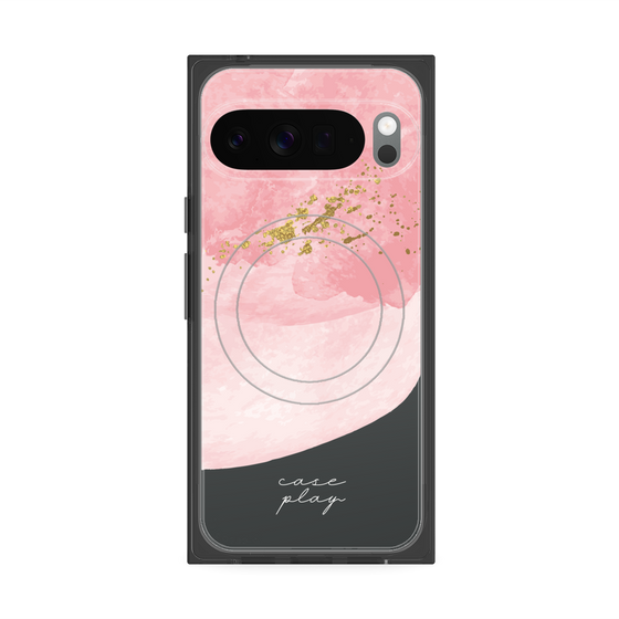 Premium Square Case with Pixelsnap［ pink layered ］