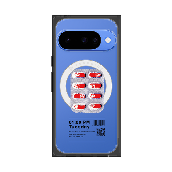 Premium Square Case with Pixelsnap［ 01:00 PM Tuesday ］