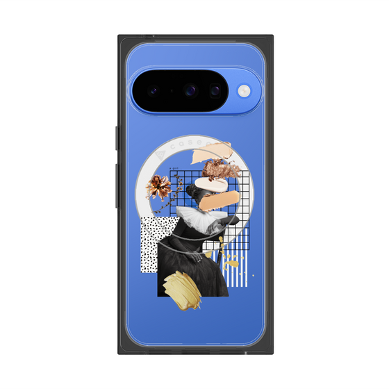 Premium Square Case with Pixelsnap［ Artistic Fall in Beige ］