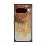 Premium Square Case with Pixelsnap［ Marble Nuance Painting Brown ］