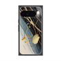 Premium Square Case with Pixelsnap［ Marble Nuance Painting Black ］
