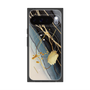 Premium Square Case with Pixelsnap［ Marble Nuance Painting Black ］