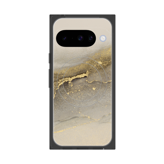 Premium Square Case with Pixelsnap［ Marble Gray ］