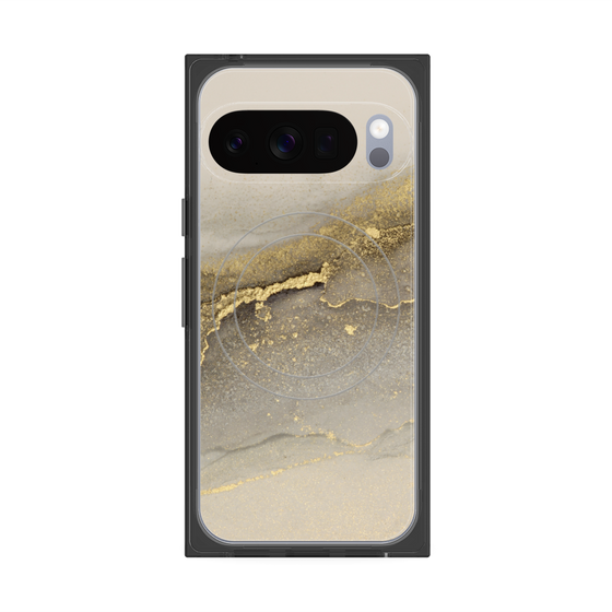 Premium Square Case with Pixelsnap［ Marble Gray ］