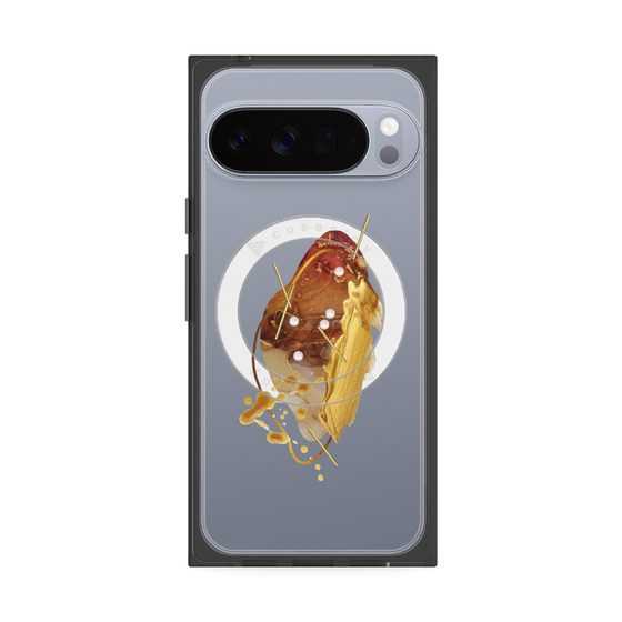 Premium Square Case with Pixelsnap［ Nuance Painting Brown ］