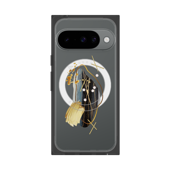 Premium Square Case with Pixelsnap［ Nuance Painting Black ］