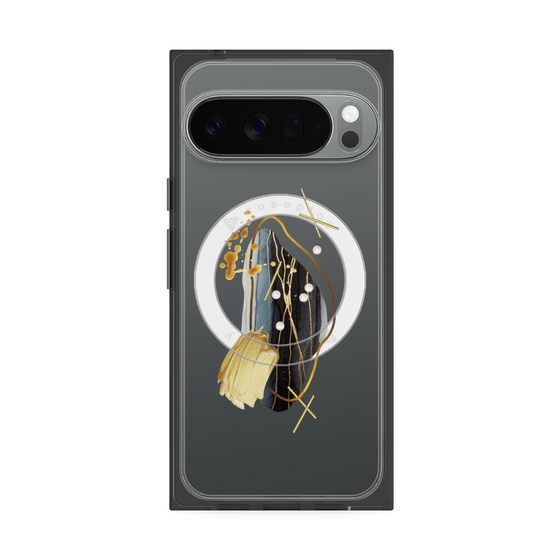 Premium Square Case with Pixelsnap［ Nuance Painting Black ］