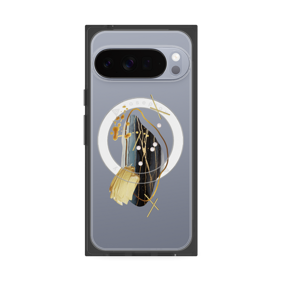 Premium Square Case with Pixelsnap［ Nuance Painting Black ］