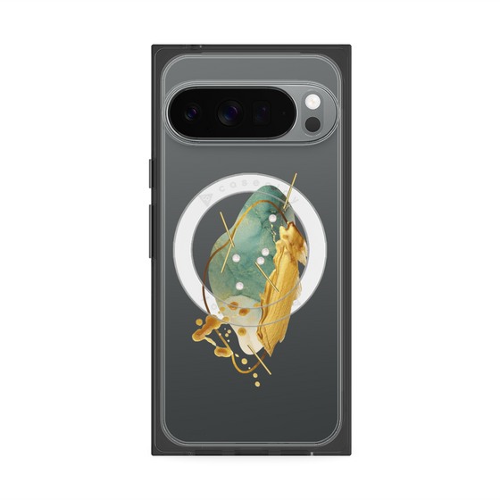 Premium Square Case with Pixelsnap［ Nuance Painting Green ］