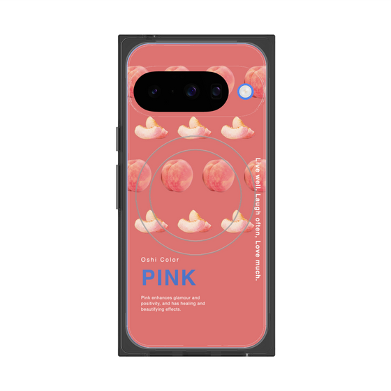 Premium Square Case with Pixelsnap［ PINK-Peach ］