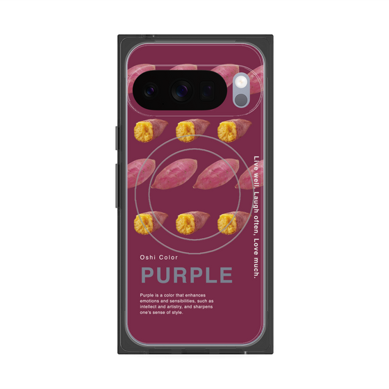 Premium Square Case with Pixelsnap［ PURPLE-Sweet potato ］