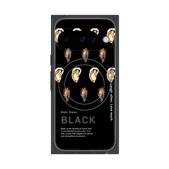 Premium Square Case with Pixelsnap［ BLACK-Oyster ］