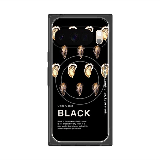 Premium Square Case with Pixelsnap［ BLACK-Oyster ］