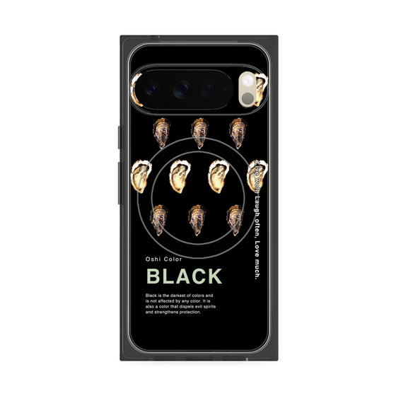 Premium Square Case with Pixelsnap［ BLACK-Oyster ］