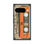 Premium Square Case with Pixelsnap［ RETORO CASSETTE TAPE - Skeleton Orange ］