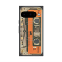 Premium Square Case with Pixelsnap［ RETORO CASSETTE TAPE - Skeleton Orange ］