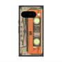 Premium Square Case with Pixelsnap［ RETORO CASSETTE TAPE - Skeleton Orange ］