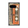 Premium Square Case with Pixelsnap［ RETORO CASSETTE TAPE - Skeleton Orange ］