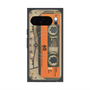 Premium Square Case with Pixelsnap［ RETORO CASSETTE TAPE - Skeleton Orange ］