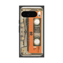 Premium Square Case with Pixelsnap［ RETORO CASSETTE TAPE - Skeleton Orange ］