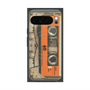Premium Square Case with Pixelsnap［ RETORO CASSETTE TAPE - Skeleton Orange ］