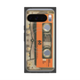 Premium Square Case with Pixelsnap［ RETORO CASSETTE TAPE - Skeleton Orange ］