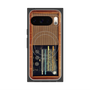 Premium Square Case with Pixelsnap［ RETORO RADIO - Brown ］