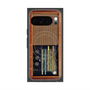 Premium Square Case with Pixelsnap［ RETORO RADIO - Brown ］