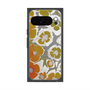 Premium Square Case with Pixelsnap［ y2k(Year2000) - Flower - Yellow Gray ］