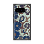 Premium Square Case with Pixelsnap［ y2k(Year2000) - Flower - Brown Navy ］
