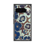Premium Square Case with Pixelsnap［ y2k(Year2000) - Flower - Brown Navy ］