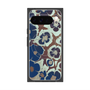 Premium Square Case with Pixelsnap［ y2k(Year2000) - Flower - Brown Navy ］