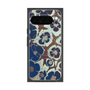 Premium Square Case with Pixelsnap［ y2k(Year2000) - Flower - Brown Navy ］