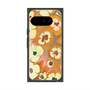 Premium Square Case with Pixelsnap［ y2k(Year2000) - Flower - Orange Pink ］