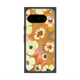 Premium Square Case with Pixelsnap［ y2k(Year2000) - Flower - Orange Pink ］