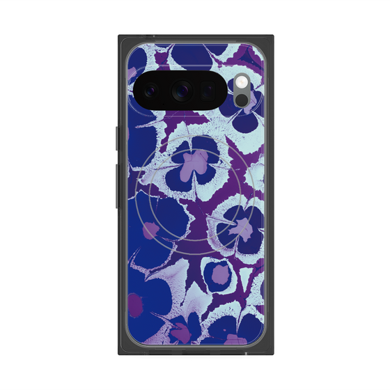 Premium Square Case with Pixelsnap［ y2k(Year2000) - Flower - Rich Purple ］