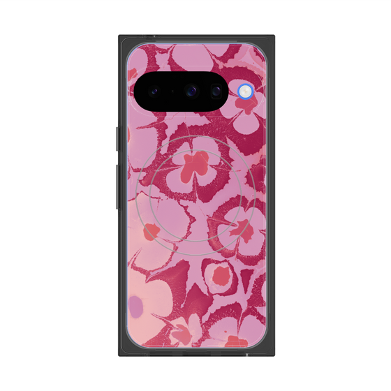 Premium Square Case with Pixelsnap［ y2k(Year2000) - Flower - Cutie Pink ］