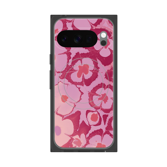 Premium Square Case with Pixelsnap［ y2k(Year2000) - Flower - Cutie Pink ］