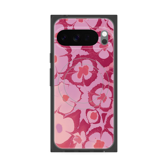 Premium Square Case with Pixelsnap［ y2k(Year2000) - Flower - Cutie Pink ］