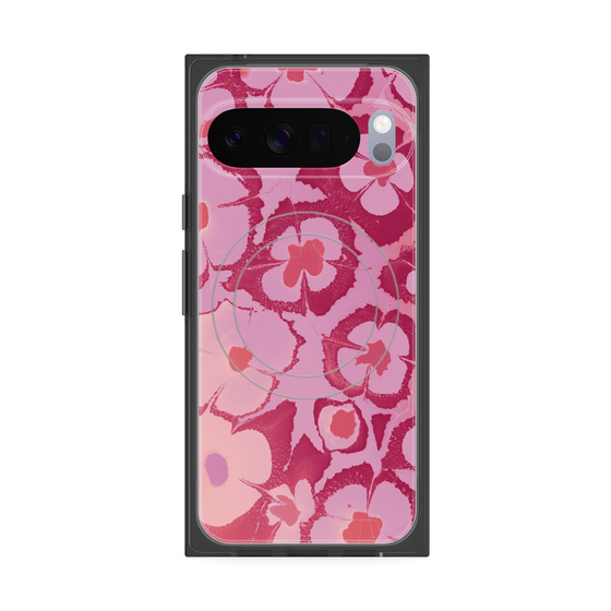 Premium Square Case with Pixelsnap［ y2k(Year2000) - Flower - Cutie Pink ］