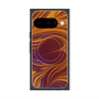 Premium Square Case with Pixelsnap［ y2k(Year2000) - Heart - High contrast Orange ］